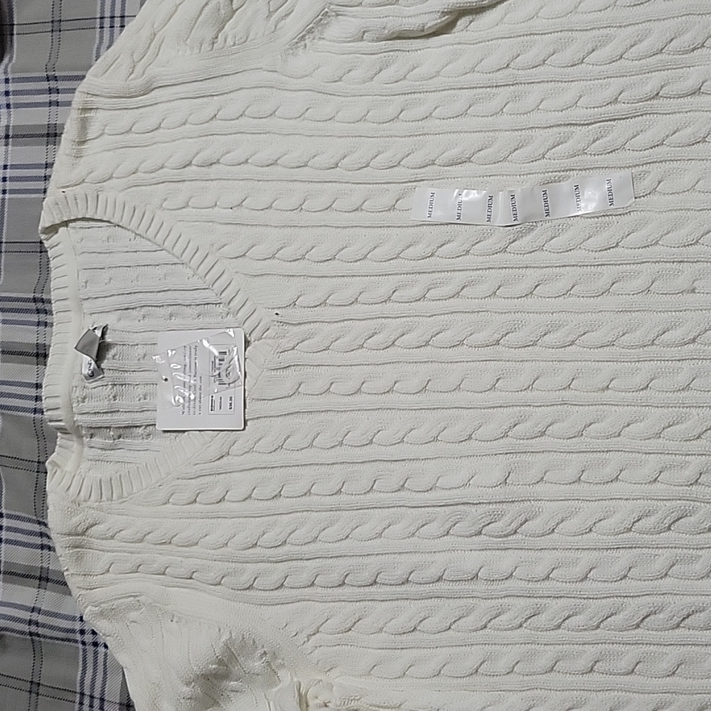 Ladies cream sweater